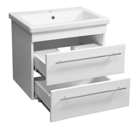 Тумба под раковину Stella Polar Ванесса SP-00000235 60х40 подвесная цвет белый