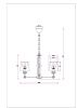 Люстра подвесная Arte Lamp Brocca (Броцца) A4093LM-5AB
