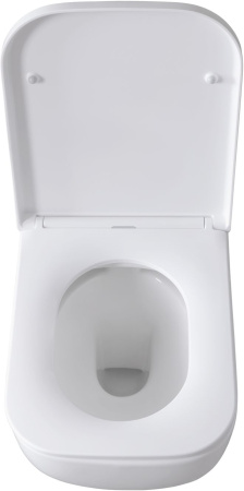 Чаша унитаза подвесная Allen Brau Infinity 4.21004.20 цвет белый без сиденья безободковая каскадный смыв