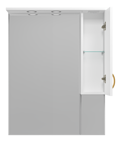 Зеркало-шкаф Misty Амбра П-Амб0280-0322ЯП 78х18х100 подвесной - фото 3 Зеркало-шкаф Misty Амбра П-Амб0280-0322ЯП 78х18х100 подвесной - фото 3