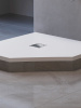 Душевой поддон из искусственного камня RGW Stone Tray (Стоун Трей) 16155100-01 100х100 белый без ножек