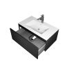 Тумба под раковину Uperwood Parma Premium 3930205467 90х50 подвесная цвет черный