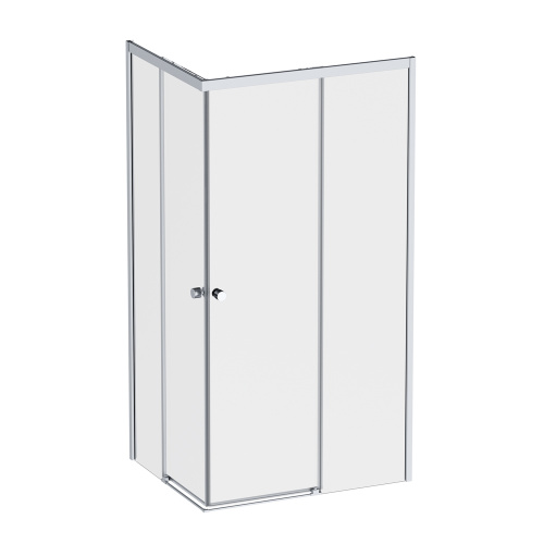 Душевой уголок Am.Pm X-Joy W94G-403-10080-MТ 98х78 стекло прозрачное профиль хром матовый без поддона - фото 2