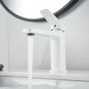 Смеситель Raffine F0199C на раковину белый