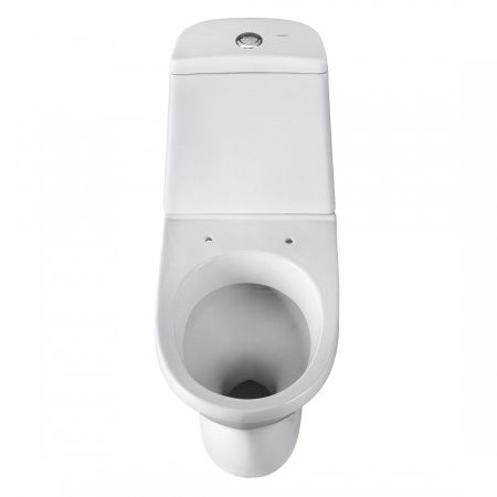 Унитаз-компакт напольный с бачком Santeri Прайм 1P2054S0000BF белый с сиденьем каскадный смыв