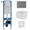 Комплект унитаз с инталляцией и клавишей смыва Iberica Blanca TOLEDO ALTO IB.001M.TLA.231.1180