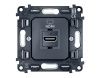 Механизм розетки HDMI 2.0 40V/500mA 2.0GHz 5-18Gbit/s Ambrella Volt Quant (Куант) VM222