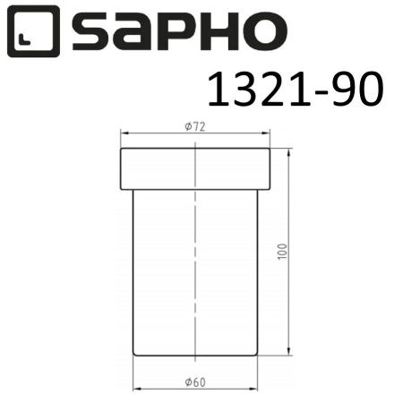 Стакан Sapho OLYMP 1321-90