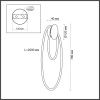 Светильник настенный Odeon Light Corda (Цорда) 4398/20WL