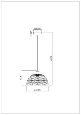 Светильник подвесной Arte Lamp Brushwood (Брусхвоод) A7086SP-1BK