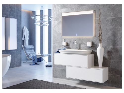 Шкаф-пенал Aqwella Genesis GEN0535W 35x25x120 подвесной - фото 2