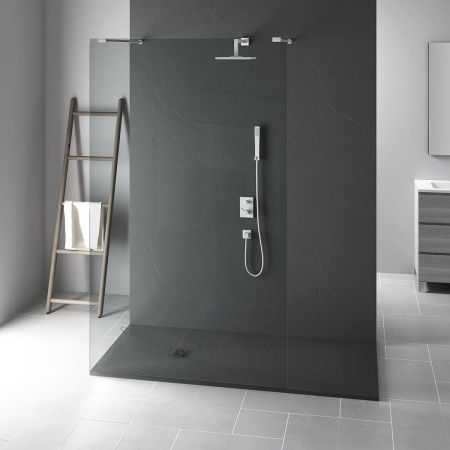 Душевой поддон из искусственного камня Vincea H25 VST-4SR1012A 120х100 черный