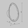 Светильник настенный Modelux MS.2311.01 GD