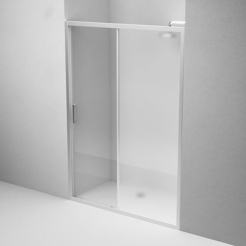 Душевая дверь Am.Pm Gem W90G-140-1-195MM 140х195 стекло прозрачное профиль хром матовый - фото 5