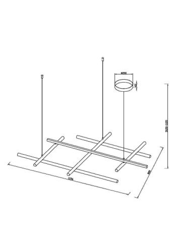 Светильник подвесной Maytoni Radiance Modern MOD278PL-L86G3K - фото 4