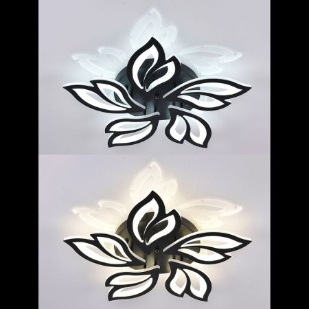 Люстра потолочная Natali Kovaltseva Sand (Санд) HIGH-TECH LED LAMPS 82006 BLACK