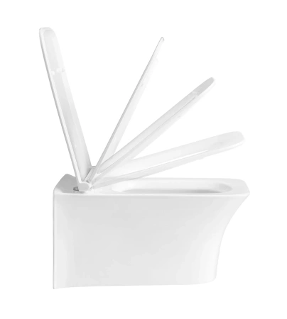 Чаша унитаза подвесная Arrow AHB2156 цвет белый без сиденья безободковая каскадный смыв