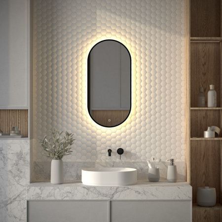 Зеркало с подсветкой Defesto AURA DF 2932 40х80 подвесное