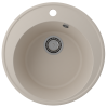 Кухонная мойка Ulgran Quartz Nora 485-02 49х49 цвет бежевый поверхность матовая