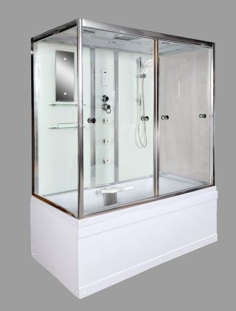Душевой бокс AvaCan  V160 160х85 стекло прозрачное профиль хром