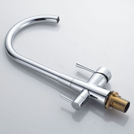 Смеситель для кухни Shevanik S428 на мойку хром