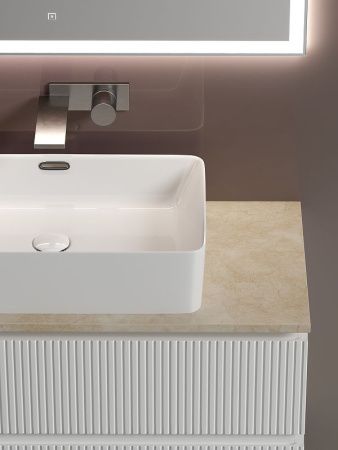 Тумба под раковину Sancos SNOB T SNT100W 100х40 подвесная цвет белый