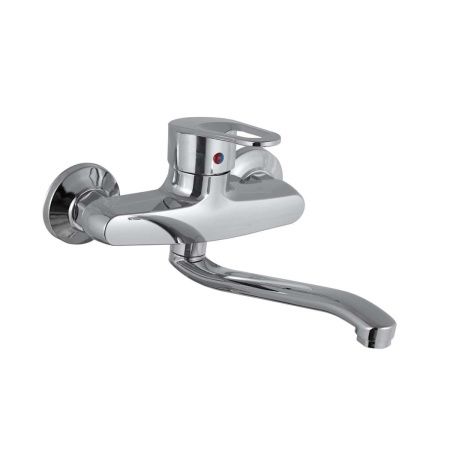 Смеситель для кухни Plstart PL4606 настенный хром