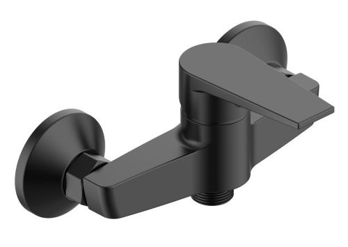 Смеситель для ванны и душа Esko BT80B настенный черный - фото 2