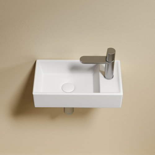 Раковина Ceramica Nova ELEMENT 42 см CN6051LMW подвесная цвет белый матовый - фото 4
