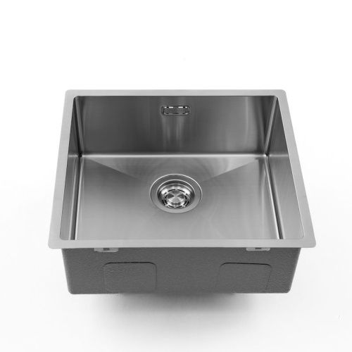 Кухонная мойка Grandex Aqua 504060 49х44 цвет сатин поверхность матовая - фото 2