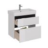 Тумба под раковину LeMark Combi LM03C80T-black 70х40 напольная цвет белый