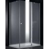 Душевой уголок Cezares ELENA ELENA-W-AH-1-100/90-P-Cr-R 100х90 стекло рифленое профиль хром без поддона