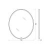 Зеркало с подсветкой BelBagno SPC-VST-750-900-LED-TCH-WARM 80х90 подвесное