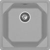 Кухонная мойка Granfest Unique U-500 серый 50х50 цвет серый поверхность матовая