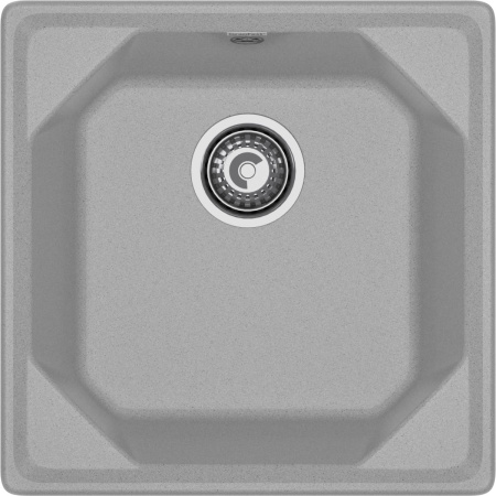 Кухонная мойка Granfest Unique U-500 серый 50х50 цвет серый поверхность матовая