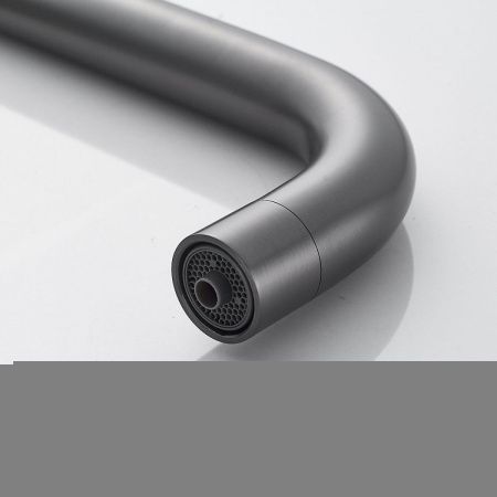 Смеситель для кухни Raffine F118T на мойку оружейная сталь