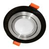 Светильник встраиваемый Lumina Deco Duka (Дука) LDC 8062-D90 BK+SL