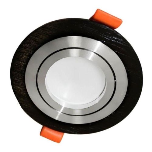Светильник встраиваемый Lumina Deco Duka (Дука) LDC 8062-D90 BK+SL - фото 3