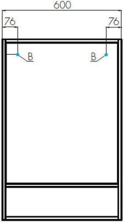 Зеркало-шкаф Aquaton Флай 1A237602FA860 60х90 подвесной цвет бежевый