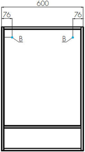 Зеркало-шкаф Aquaton Флай 1A237602FA860 60х13х91 подвесной цвет дуб светлый - фото 3 Зеркало-шкаф Aquaton Флай 1A237602FA860 60х13х91 подвесной цвет дуб светлый - фото 3