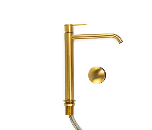 Смесители Emmevi Filobrass 85003BIG/ORS на столешницу золото брашированное - фото 5