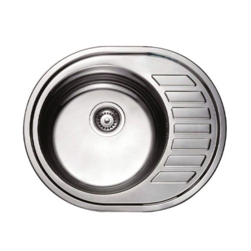 Кухонная мойка Haiba HBS4557-06 57х45 цвет нержавеющая сталь поверхность матовая - фото 2