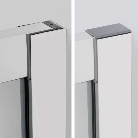 Душевой уголок Wasserkraft Main 41S 41S03 90х90 стекло прозрачное профиль хром без поддона