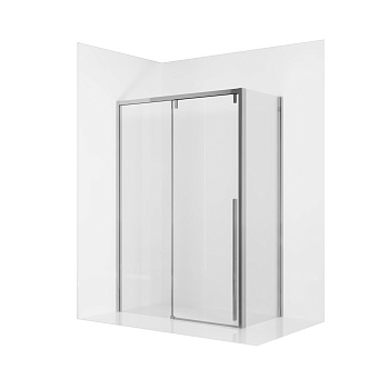 Душевой уголок Ambassador Intense 110021103IX-80IX 140х80 стекло прозрачное профиль хром глянцевый без поддона