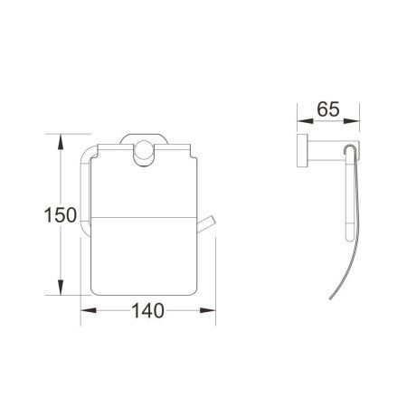 Бумагодержатель Shevanik SG51T SG5105T