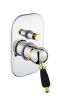 Смеситель для ванны и душа Fiore 89CO5134 встраиваемый в стену хром/золото