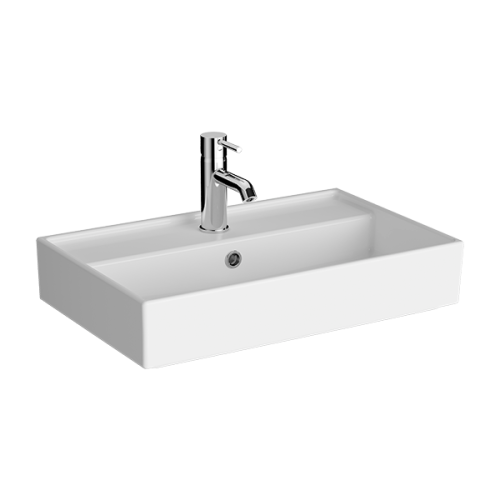 Раковина из сантехнического фарфора Vitra ArchiPlan 7401B003-0001 60х38 подвесная цвет белый