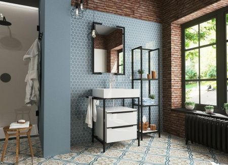 Тумба с раковиной Эстет ФР-00003613 70х50 напольная цвет белый