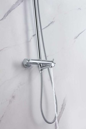 Душевая стойка Allen Brau Priority 5.31A10-00 настенная цвет хром