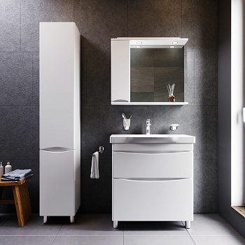 Шкаф-пенал Am.Pm Like M80CSL0356WG 35х30х190 напольный цвет белый